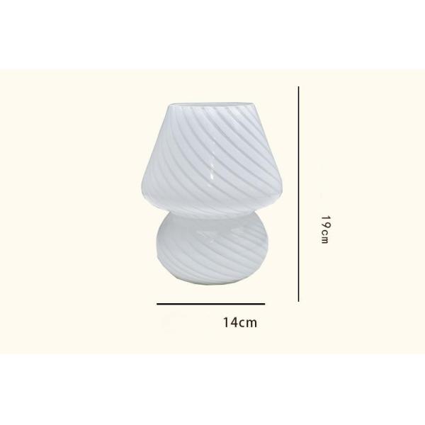 Украшение исследования винтажного творческого света Nightstand спальни лампы стеклянного стола простое