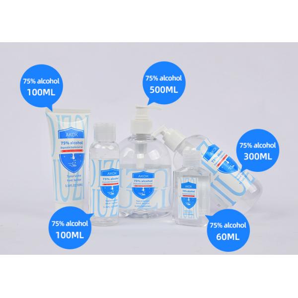 Quick Drying Alcohol Hand Sanitizers Kill Germ 99.9% For Hospital , Clinic