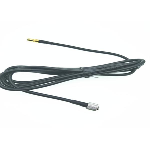 Сборки кабеля РФ соединителя М10кс0.75 женские к прямому золотому покрытому коаксиальному кабелю отрезка провода Смб женскому