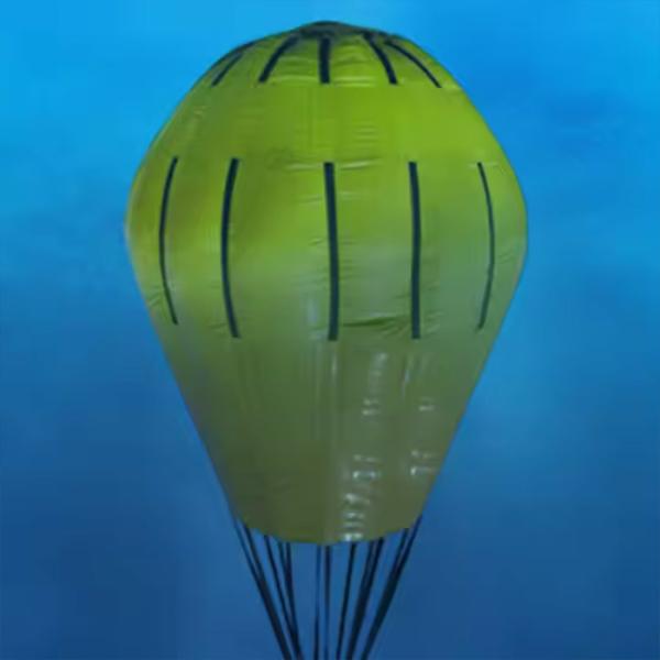 Marine Professional Parachute Lifting Under Water Lift Bags For Deep Sea Exploration
