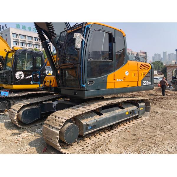 Corée Marque Hyundai 220LC Excavateurs à rouleaux utilisés Machine de creusement lourde 22T