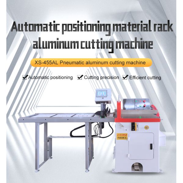 China Factory's High Precision 455AL Semi-Automatic CNC Aluminum Cutting Machine Manual Automation Engine As Core Component