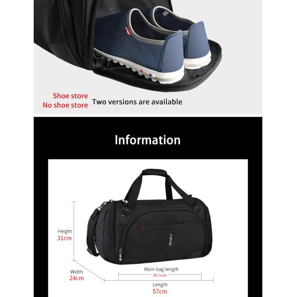 Водостойкая мужская спортивная сумка для выходных