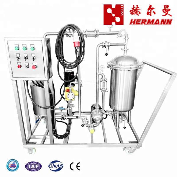 PLC Control Plate Diatomite Homebrew Filter System For Microbrewery Equipment