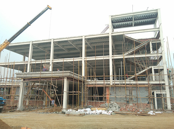 Steel Structure Prefab Commercial Buildings Construction Light Type