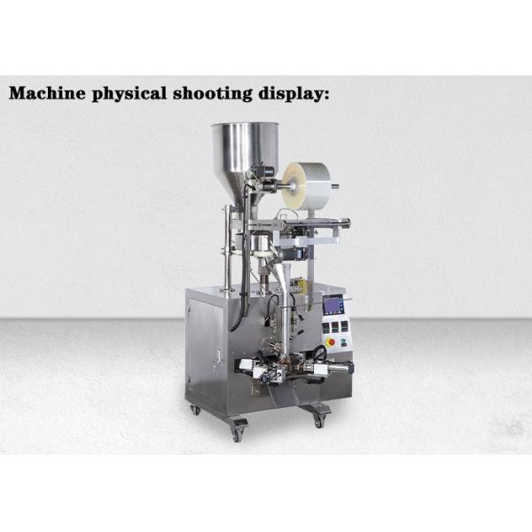 20-60bags/min Triangle Bag Packing Machine , Chocolate Snacks Peanuts Packaging Machine