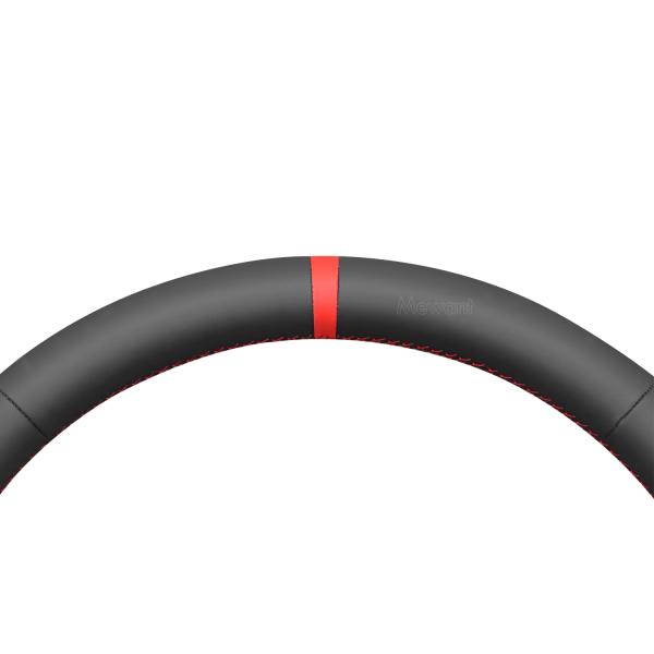 Mewant Car Interior Accessory Genuine Leather Steering Wheel Cover for Land Rover Discovery Sport L550 2015-2019 Models