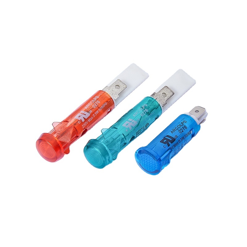 Small Plastic Control Indicator LED Signal Light Highlighted Indicator Light