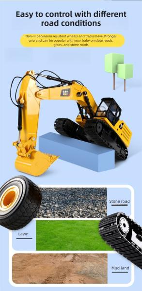 336 Excavator 25005 Remote Control Electric Simulation Kids Toy 1:24 Scale