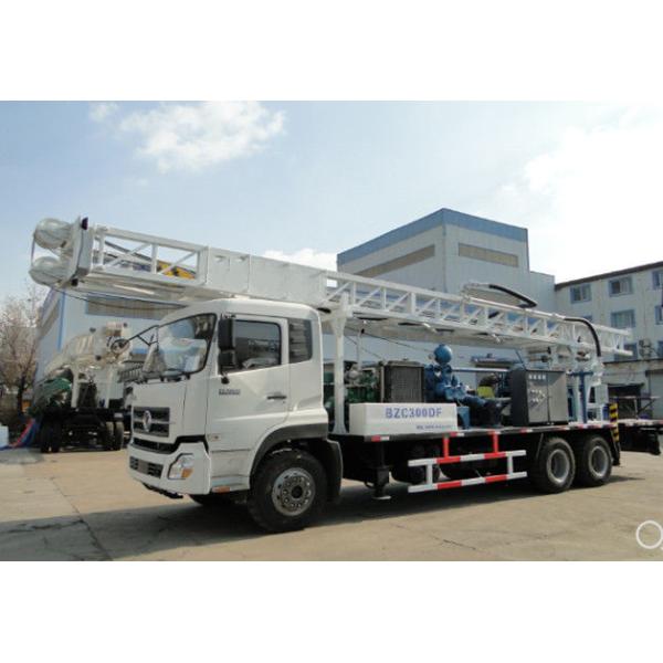 Буровая установка ТЕЛЕЖКИ 6X4 300m DONGFENG установленная тележкой