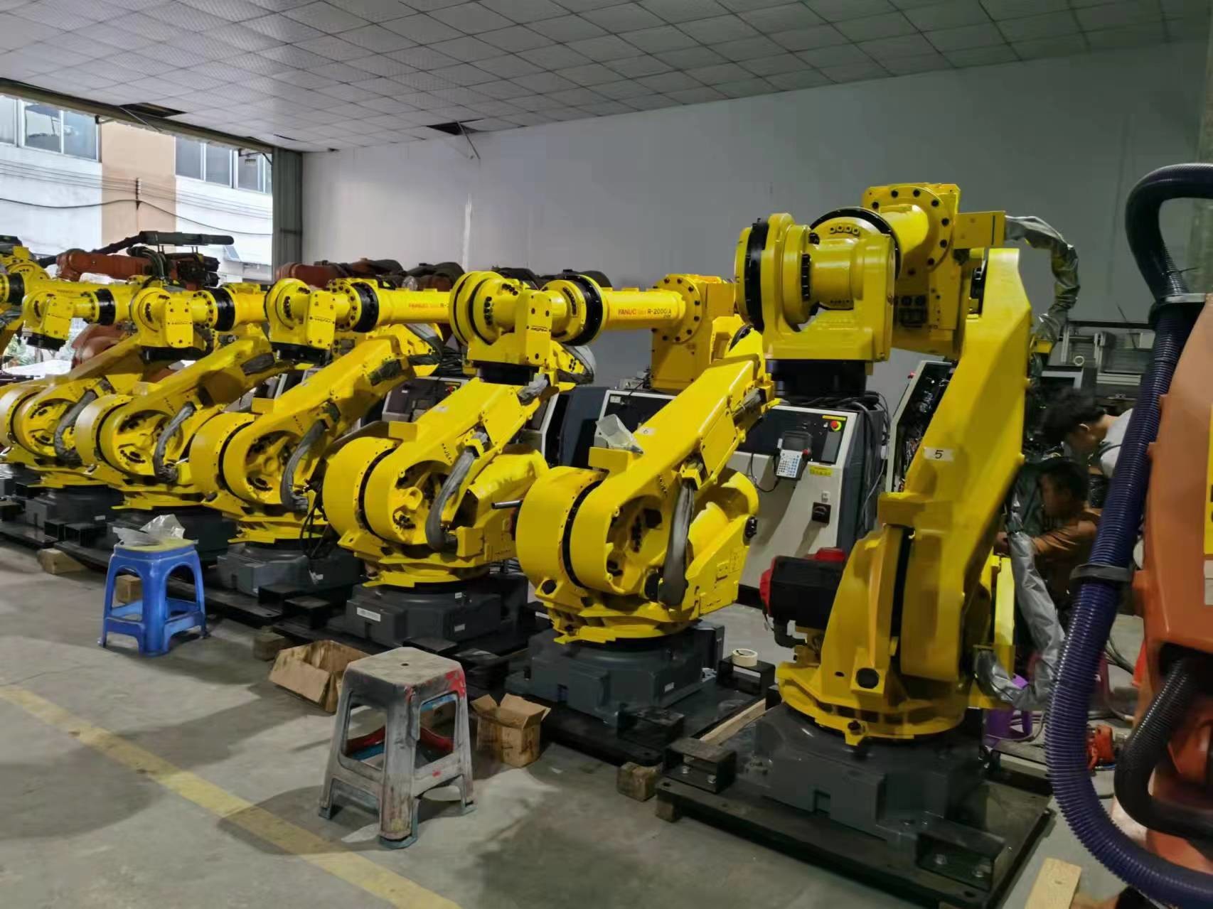Сборка загрузки дуги сварки робот рукой R-2000iA/165F FANUC Палетизирующая машина 165kg 210kg