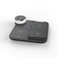 Cargador inalámbrico multifunción de material ABS PC 150.6*150.6*30.8MM Eficiencia de carga ≥75%