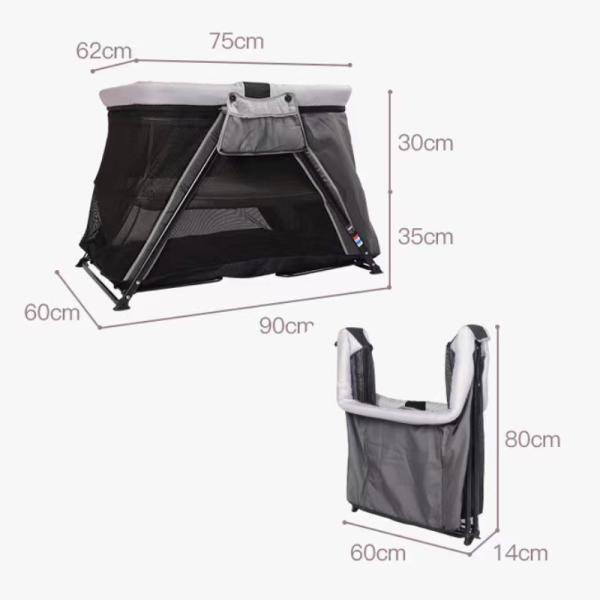 Removable Sturdy Baby Travel Cot Multipurpose Light Playpen New Born Baby Play Yard And Bed Playard With Bissnet