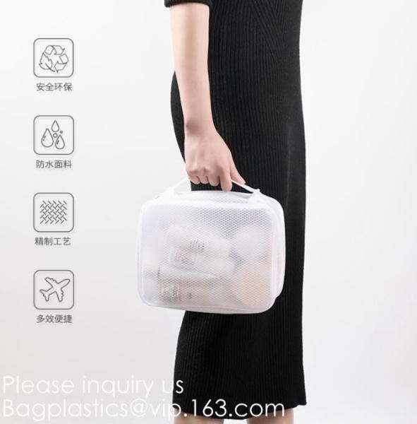 Lady'S Shell Travel Pouch Dazzle Colour Laser PVC Transparent Waterproof Cosmetic Bag,Cosmetic Makeup Bag, bagease