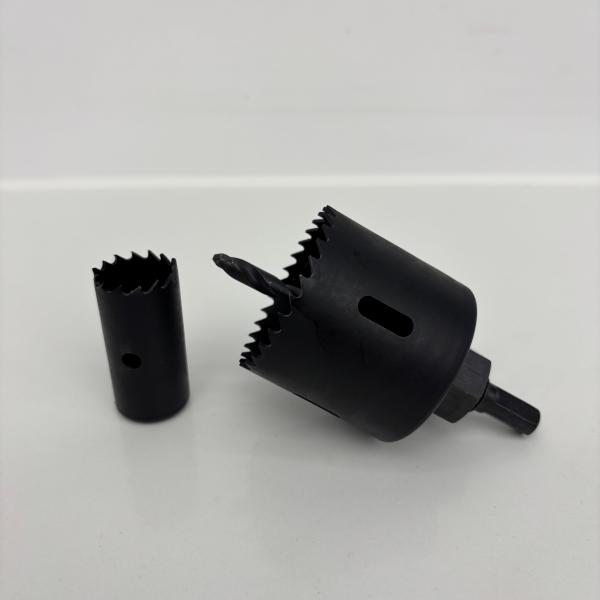 25mm-75mm Carbon Steel Hole Saw Black Oxide Door Lock Hole Saw