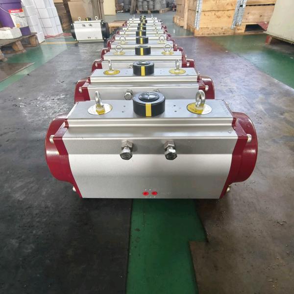 Double Action（DA) And Single Action (SA) Quarter Turn Pneumatic Rotary Actuator For Butterfly Valve Or Ball Valve