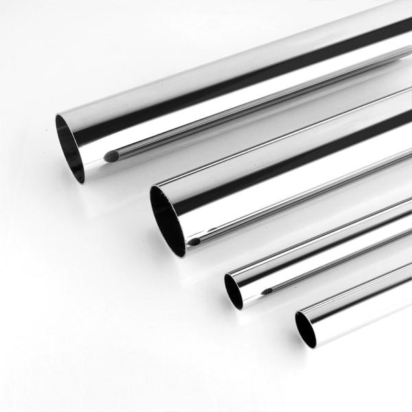 202 Railing SS 304 Welded Pipe Mirror Finish Cold Rolled 0.6mm - 5mm