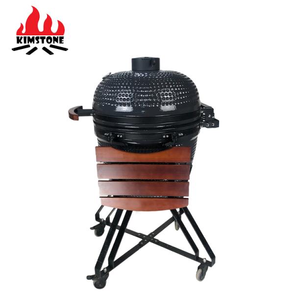 KIMSTONE   23.5 Inch Smoker Barbecue Grills Kamado Joe Cooking Ceramic Bbq
