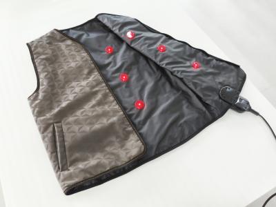 Far Infrared Photon Lights Waistcoat with Carbon Fiber Heating Wires for Muscle Recovery