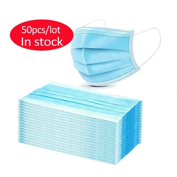 Commonly Used Medical Protective Mask , Elastic Ear Loop Mask With Air Filter Paper