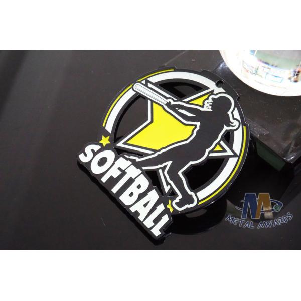 Girls Dye Black Plating Gymnastics Softball Glow In The Medals , Metal Custom Design Medallon