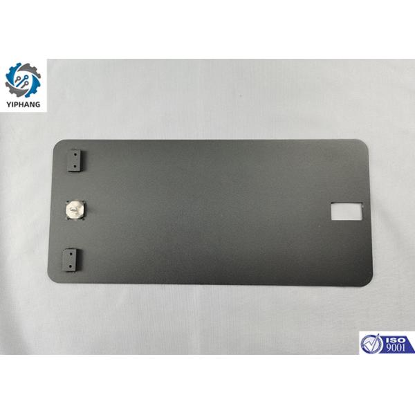 SPCC Electrical Box Door Sheet Metal Brackets Textured Black Powder Coating 1.5mm