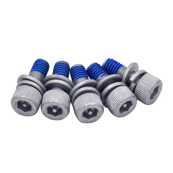 Cylindrical head with hex anti-theft slot glue patched SEM screws