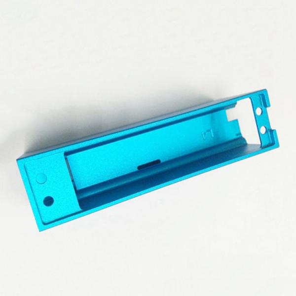 OEM Aluminum 6061 T6 Machined Metal Parts CNC Milling Enclosure With Blue Anodized