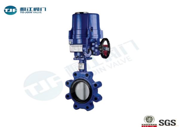 Cast Iron Wafer Butterfly Valve PN10 / PN 16 For Water Source Projects