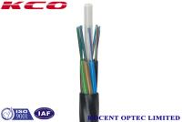 24 câbles à fibre optique mono-mode GCYFY à l'extérieur