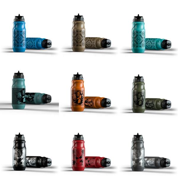 Food Grade Silicone Multi-Color Bike Bottle 215*80*80 mm Capacity 650ML Outdoor Exercise