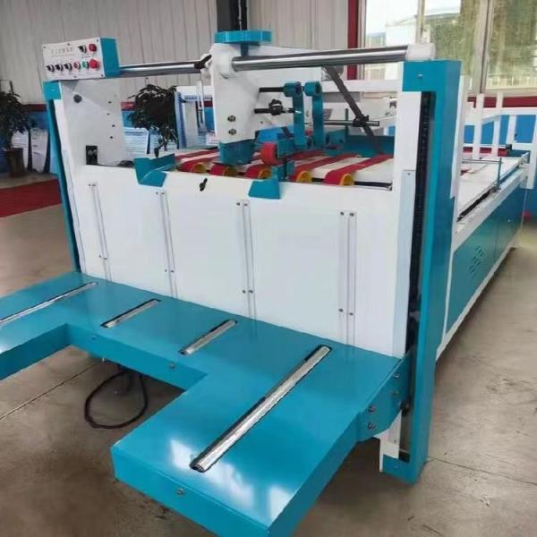 5500 KG Semi Automatic Carton Folder Gluer for Paper Product Packaging and Assembly
