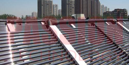 Sistema de aquecimento solar centralizado de aço inoxidável de água do coletor solar de tubo de vácuo do tanque de água 304