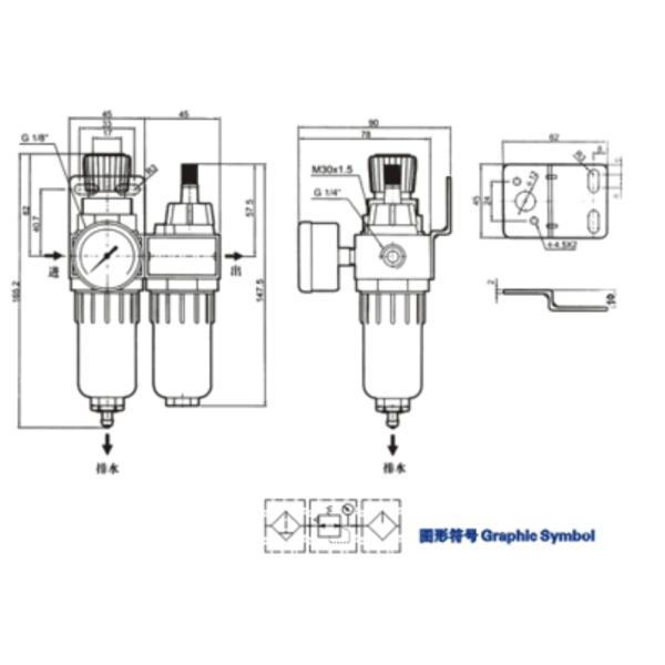 Precisión de la combinación los 25μM del filtro de aire de los elementos del tipo dos del CHACÓ con la cubierta de nylon