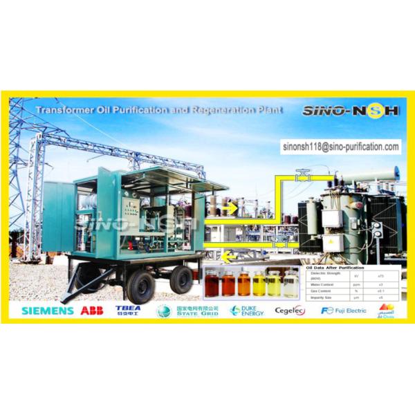 1800L / H Transformer Oil Filtration Dehydration Plant Double Stage 29kW