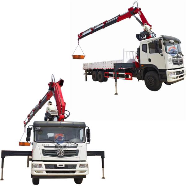 Factory Direct Sales   10 Tons  Truck-mounted Crane     Lorry Loading  Crane      Folding Crane