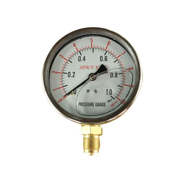 3 3.5 4 Inch Liquid Filled Pressure Gauge 0-15000 Psi Glycerine Manometer Center Back