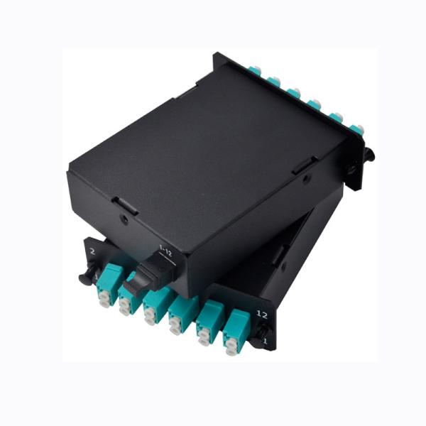 MPO-8 To 4x LC Duplex , 8 Fibers OS2 Single Mode FHD MPO Cassette 40G/100G To 10G/25G