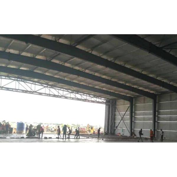 Modular Fácil de ensamblar Estructura de acero Hangar de aviones Moderno económico Hangar industrial prefabricado Almacén ligero pequeño
