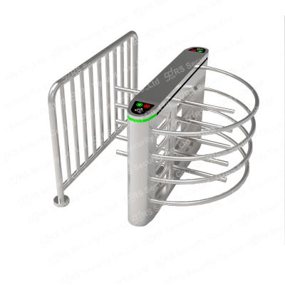 Half Height Automatic Turnstile Gate Access Control CNC Laser Cutting