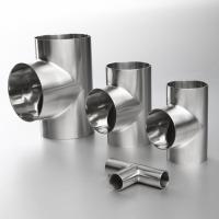 Inox 304 Ss Pipe Fittings , Food Grade  Stainless Steel Equal Tee