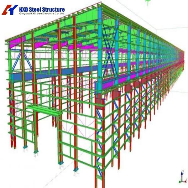 Edificios de entretenimiento con estructura de acero de gran envergadura prefabricada