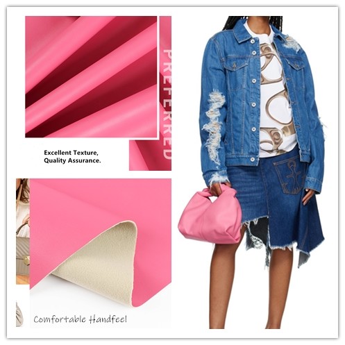 Напа переработанная PU кожа для пакетов на основе воды экологически чистый толщина 1,0 мм