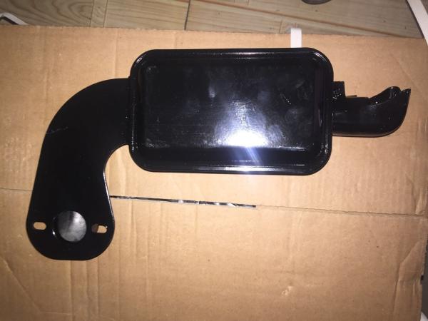 Engine parts engine silencer with bend for EM185 spares black siliver color