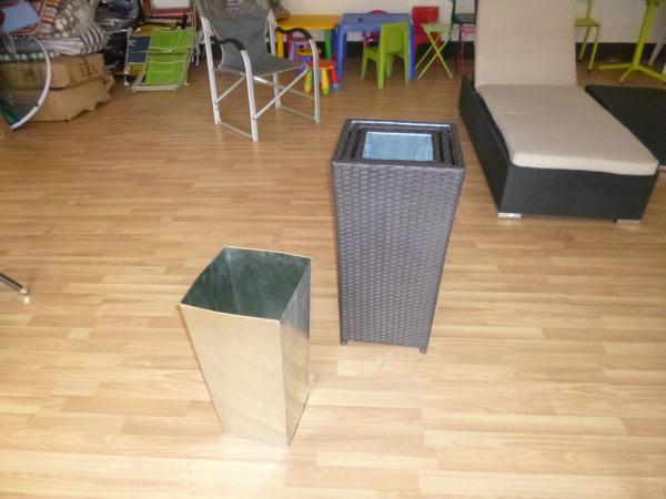 All Weather Wicker Flower Pot