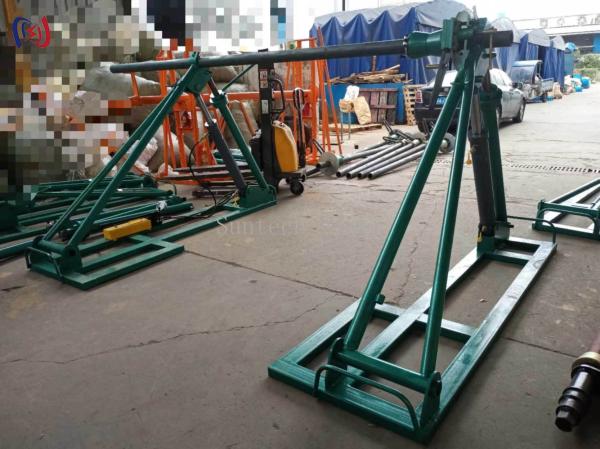 Soporte de carrete de cable desmontable SIPZ3 para construcción de líneas eléctricas