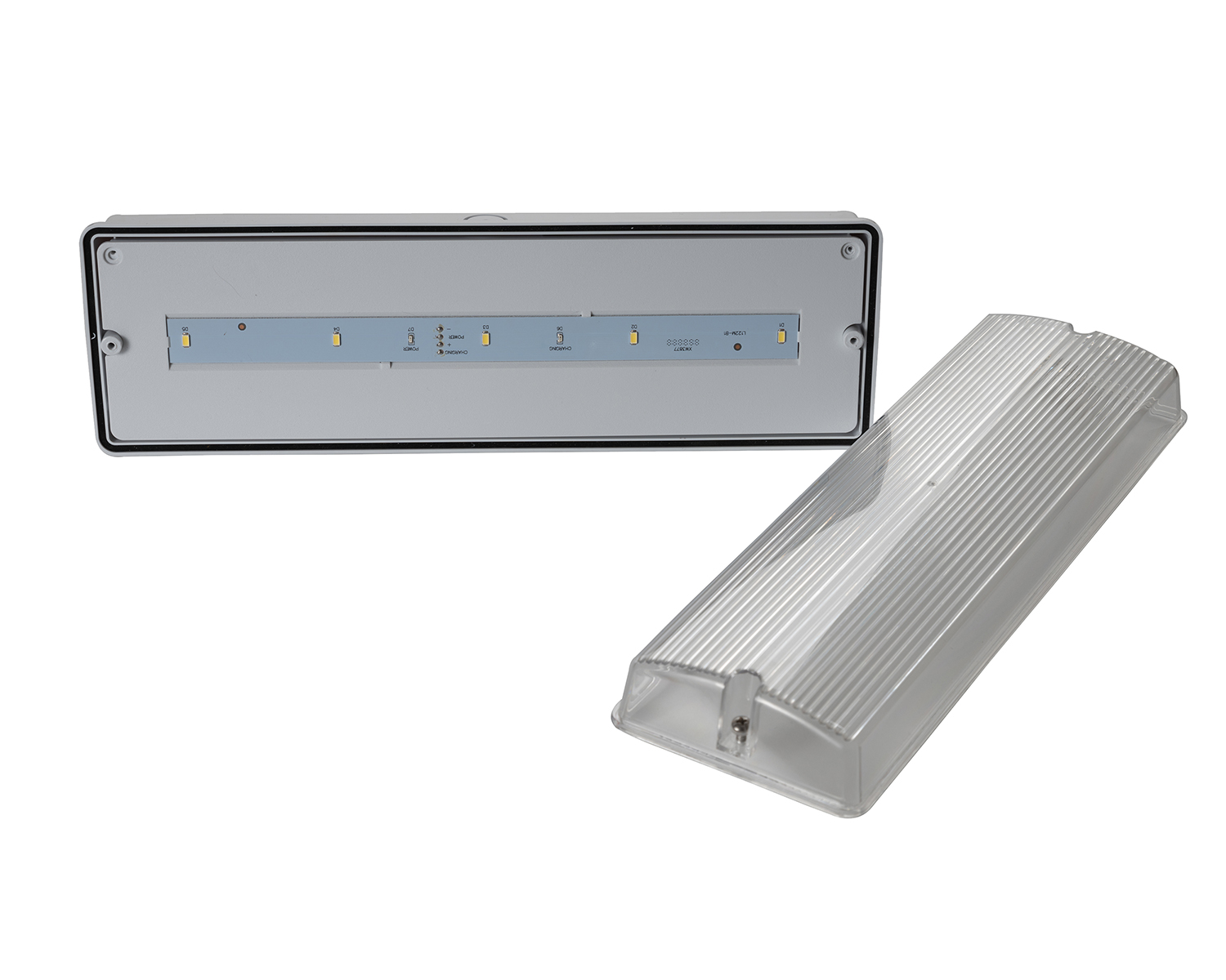 Fire Retardant ABS PC Diffuser LED Waterproof Emergency Light Non Maintained IP65 L122M