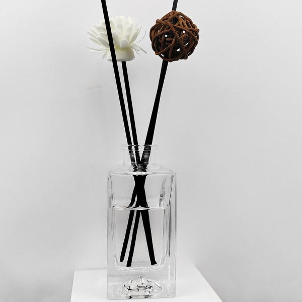 Круглое стекло ароматерапия тростниковый диффузер бутылки парфюм прямоугольная стеклянная бутылка с крышками