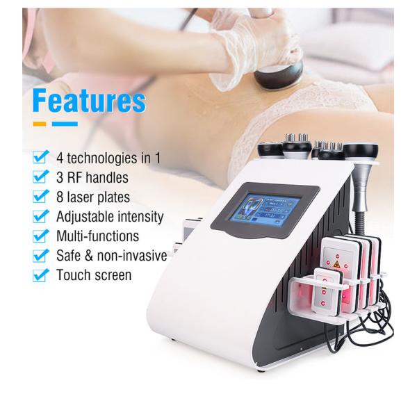 6in1 машина красоты вакуума радиочастоты вакуума 40K кавитации 2,0 тонкая