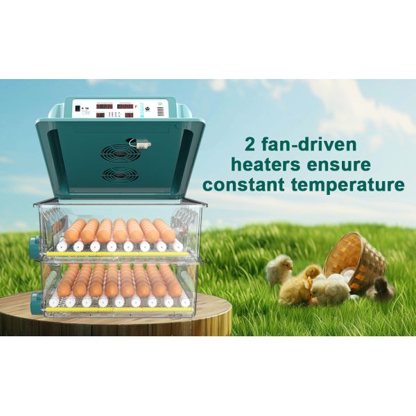 Bagease Incubators For Hatching Eggs 120, Chicken Egg Incubator With Automatic Egg Turning And Humidity Display, Temperature Control With 5 Automatic Incubation Modes, Incubation Day Counter